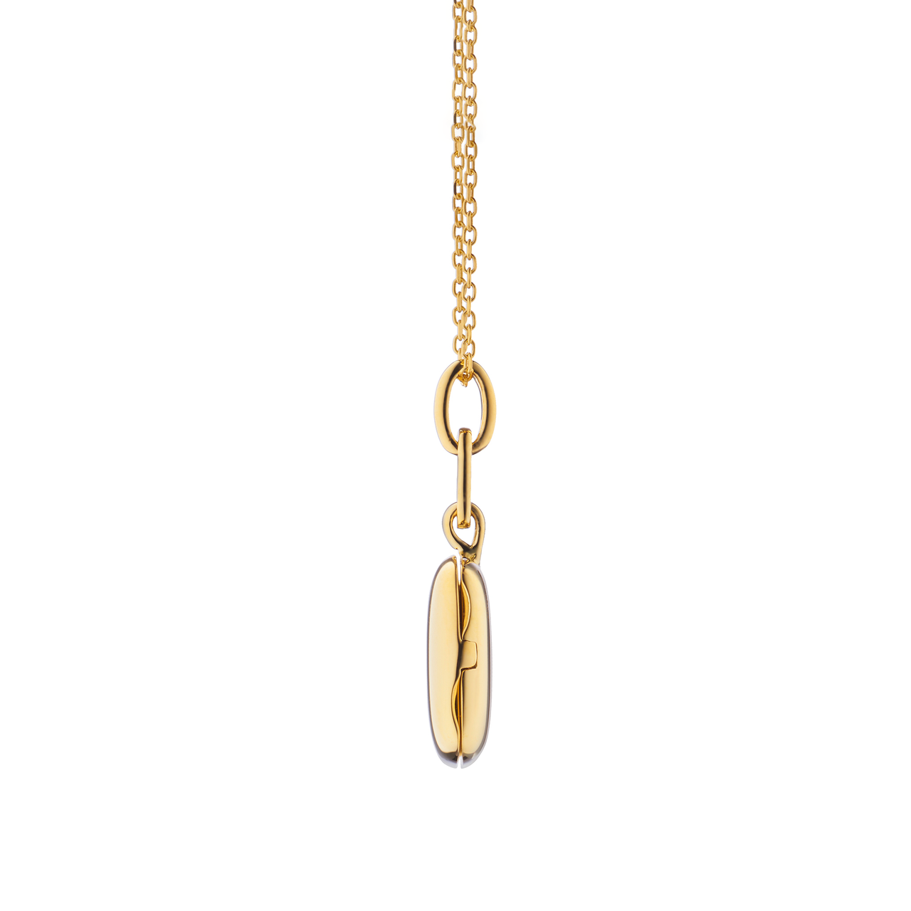 Number 3 gold pendant top